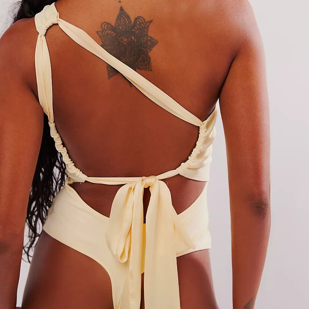 Free People Can't Stop Me Asymmetrical Bodysuit